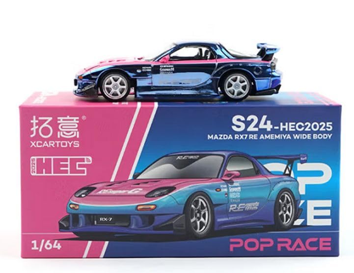 POP RACE MAZDA RX7 RE AMEMIYA WIDE BODY HEC 2025 1/64