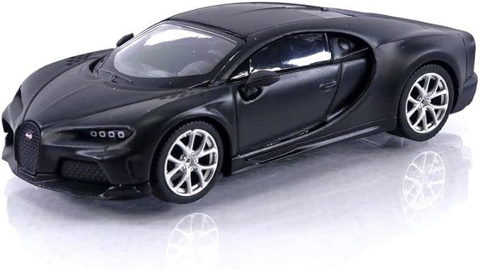 Mini GT 1:64 Bugatti Chiron Super Sport 300+ (Negro Mate) – Exclusivas de MiJo Blister