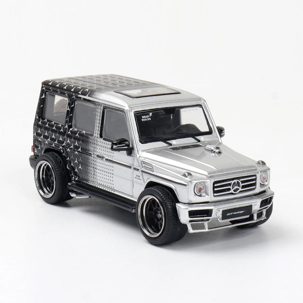 LMF Model 1:64 Mercedes Benz G63 Modified Star Livery silver