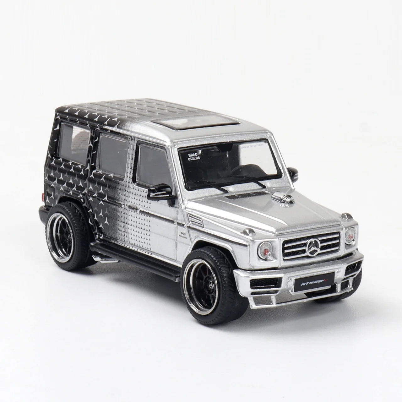 LMF Model 1:64 Mercedes Benz G63 Modified Star Livery silver