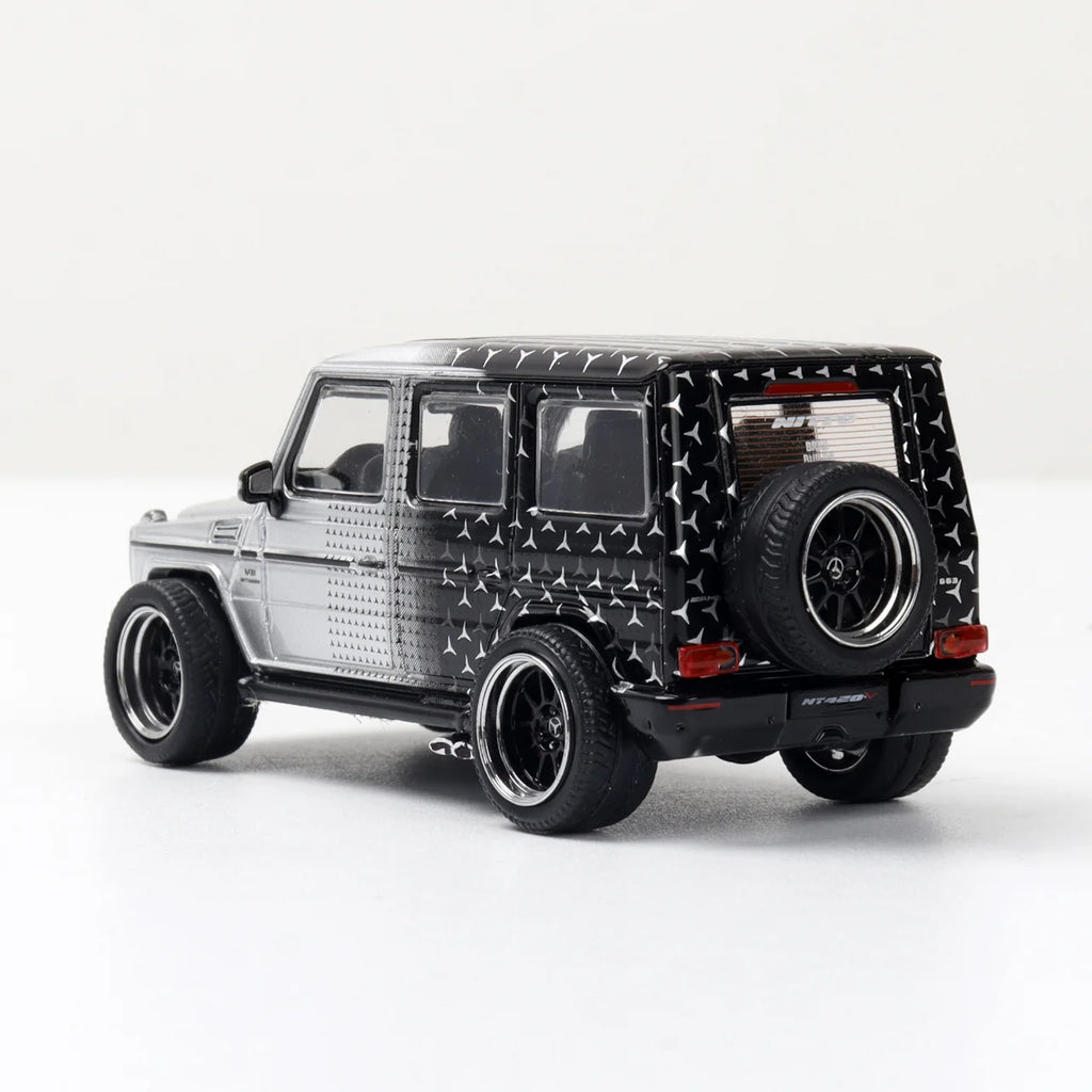 LMF Model 1:64 Mercedes Benz G63 Modified Star Livery silver