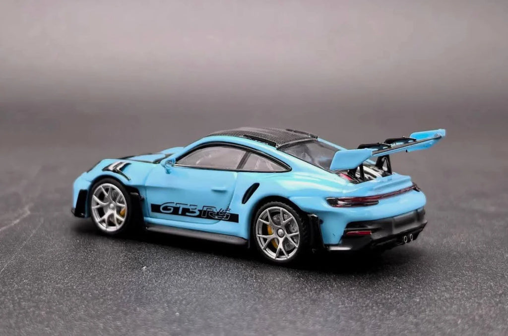 Mj Model Porsche 911 Gt3 Rs Blue Metallic Escala 1:64 Azul