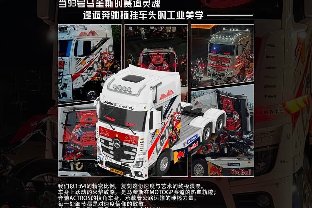 MORDERNART-PERKA 1/64 MERCEDES BENZ ACTROS
