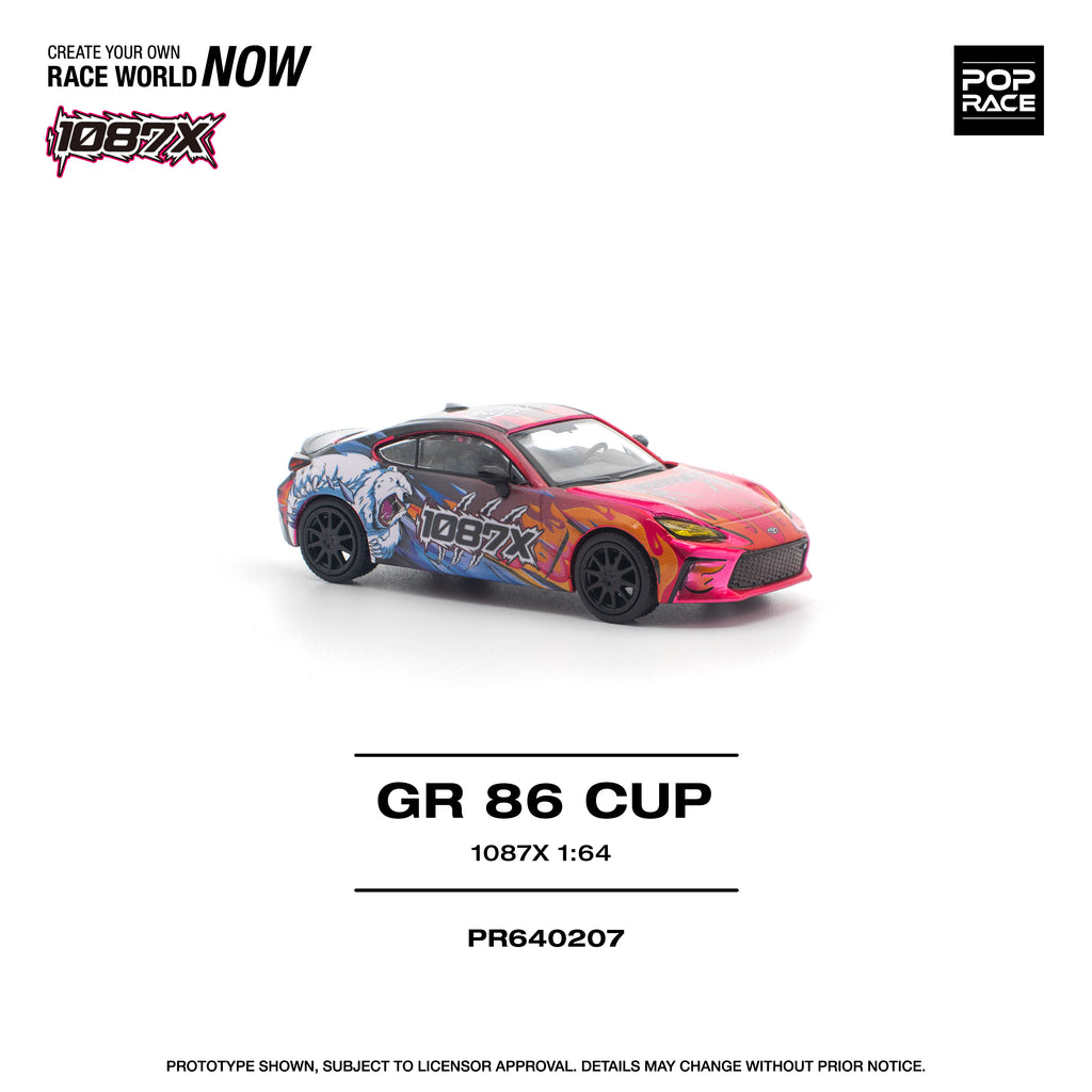 POP RACE 1/64 1087X GR86 CUP
