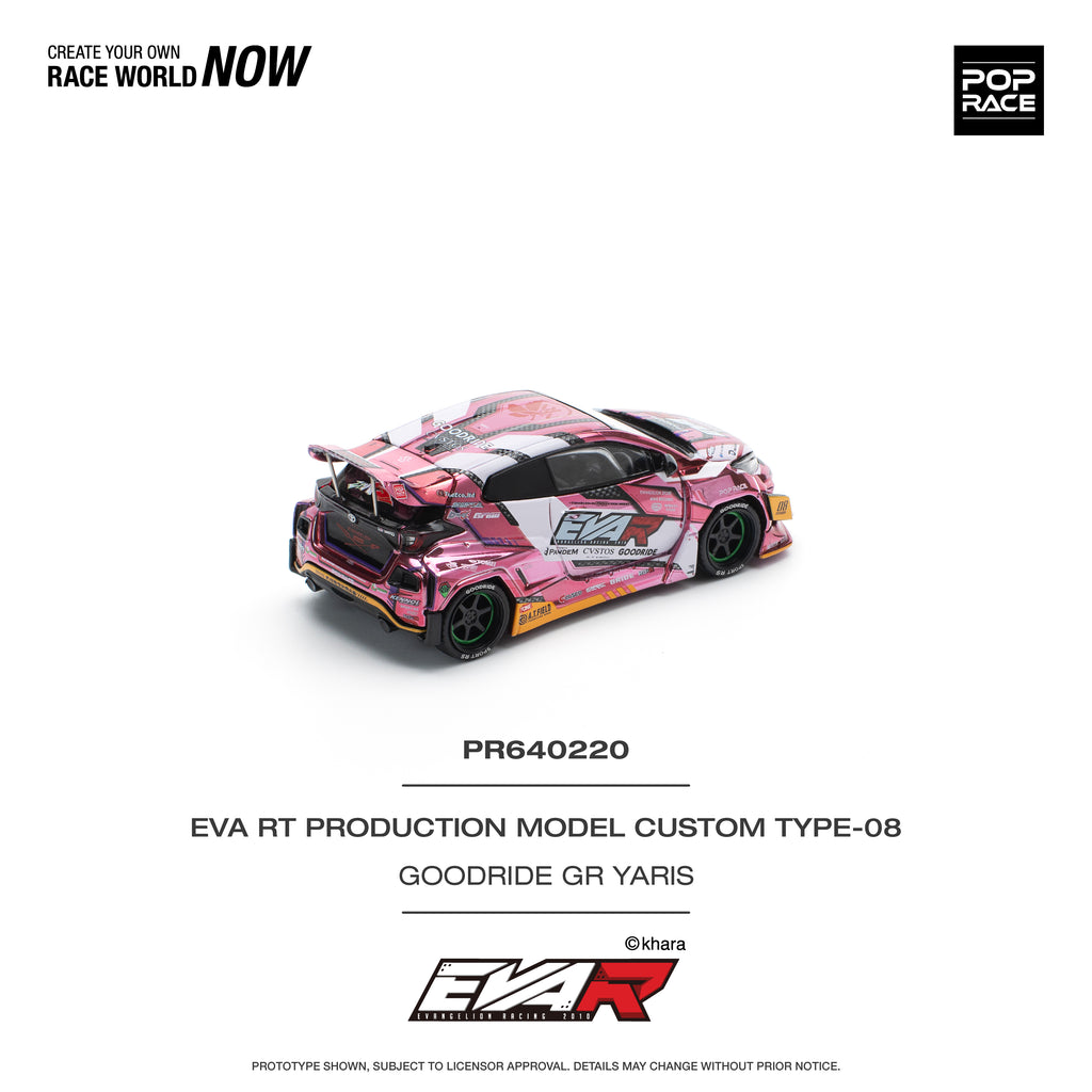 POP RACE 1/64 EVA RT PRODUCTION MODEL CUSTOM TYPE-08 GOODRIDE GR YARIS