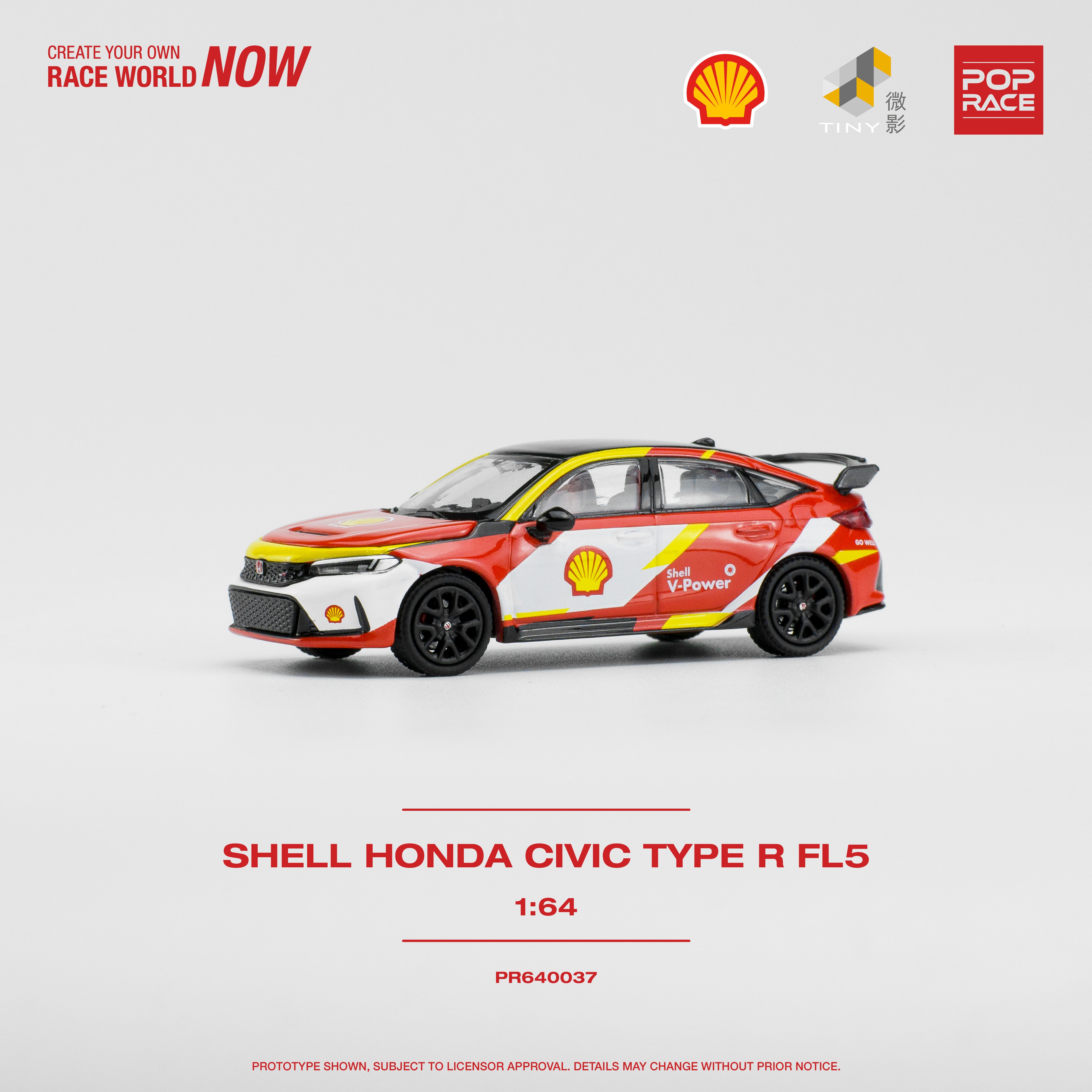 SHELL HONDA CIVIC TYPE R FL5 1/64