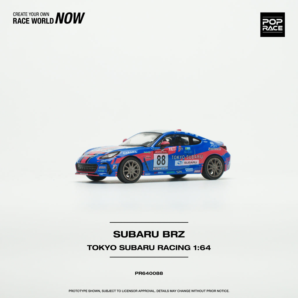 SUBARO BRZ TOKYIO SUBARU RACING 1/64