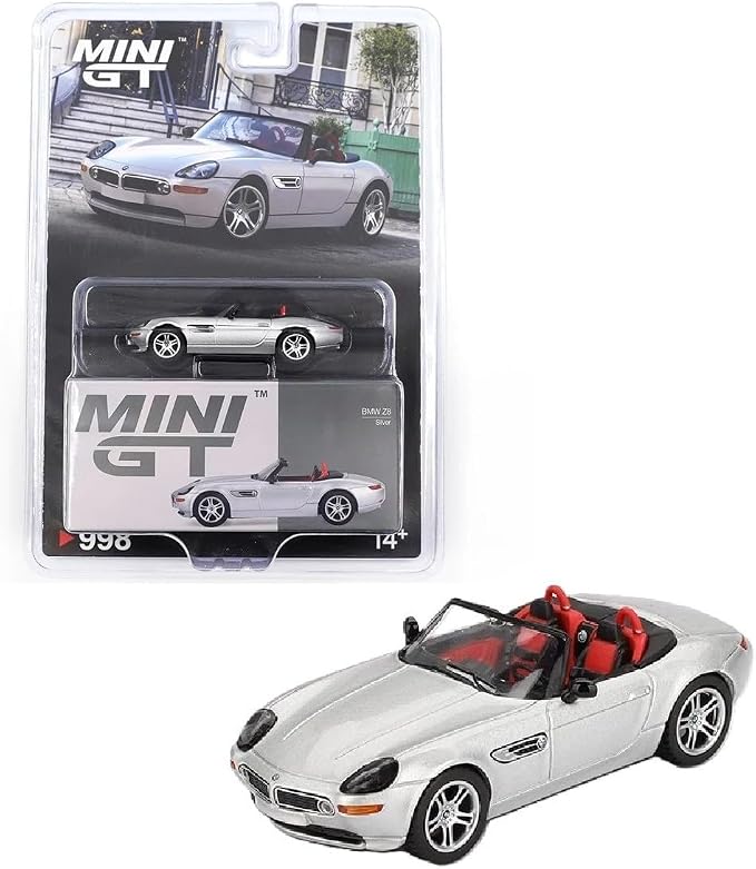 MINI GT 1/64 #998 BMW Z8 Silver Limited Edition