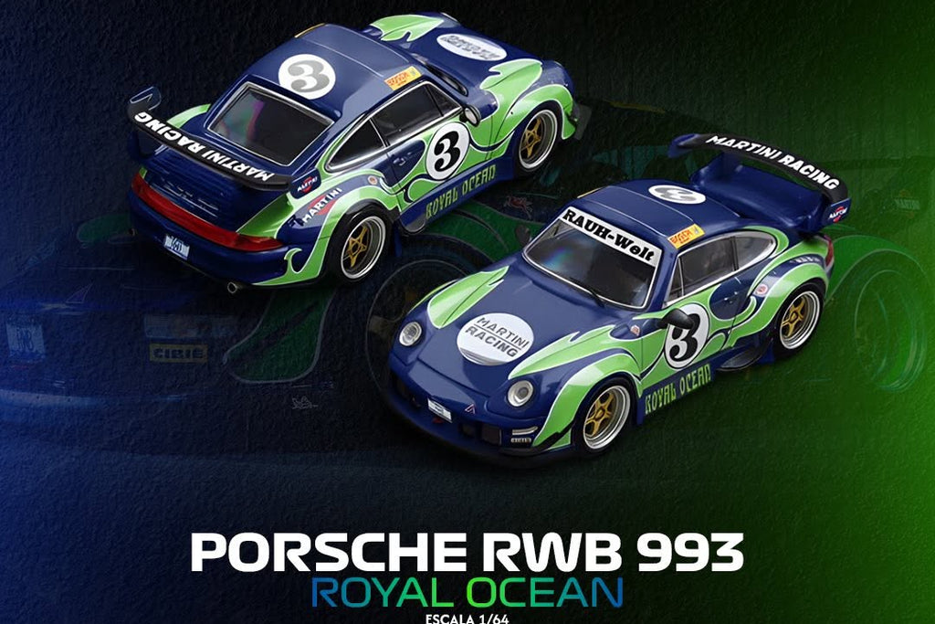 STAR MODEL 1/64 PORSCHE RWB 993 MARTINI RACING