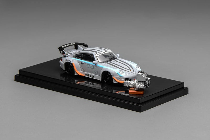 MOTORHELIX 1/64 PORSCHE 993 MOTOZOLO GRIS