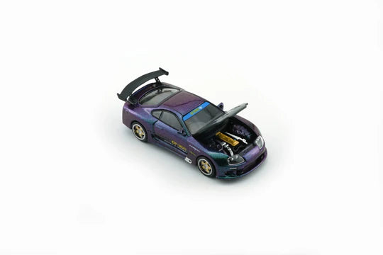 BMC 1:64 Toyota Supra (JZA80) Top Secret - Chameleon Purple - BM Creations Exclusive