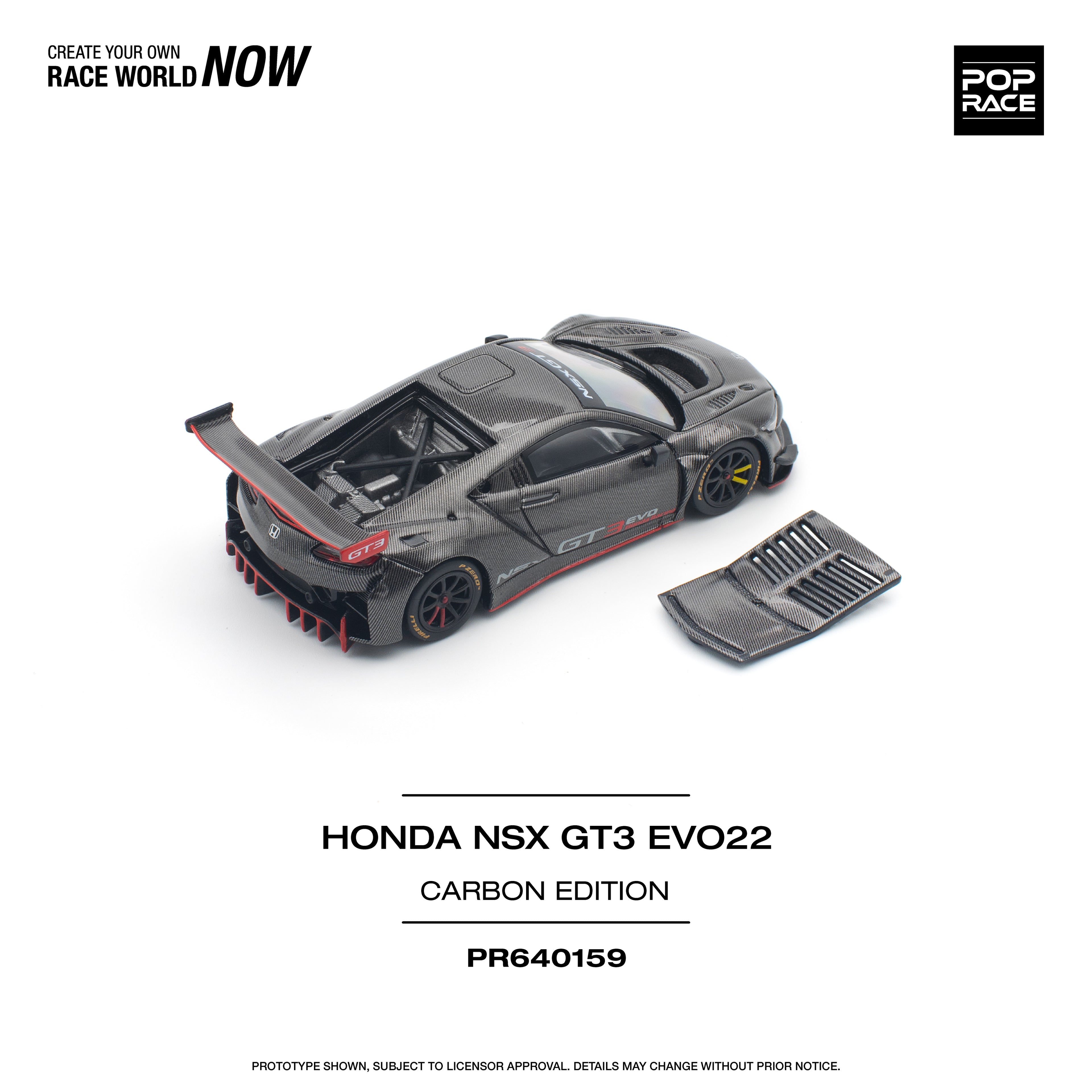 HONDA NSX GT3 EVO22 CARBON EDITION 1/64