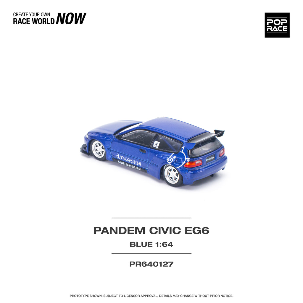 POP RACE PANDEM CIVIC EG6 AZUL