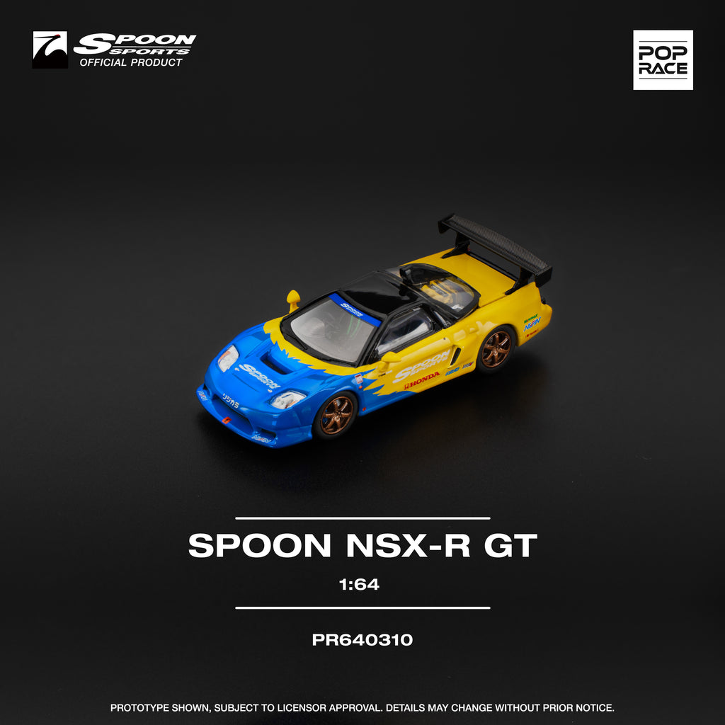 POP RACE 1/64 SPOON SPORTS NSX-R GT NA2