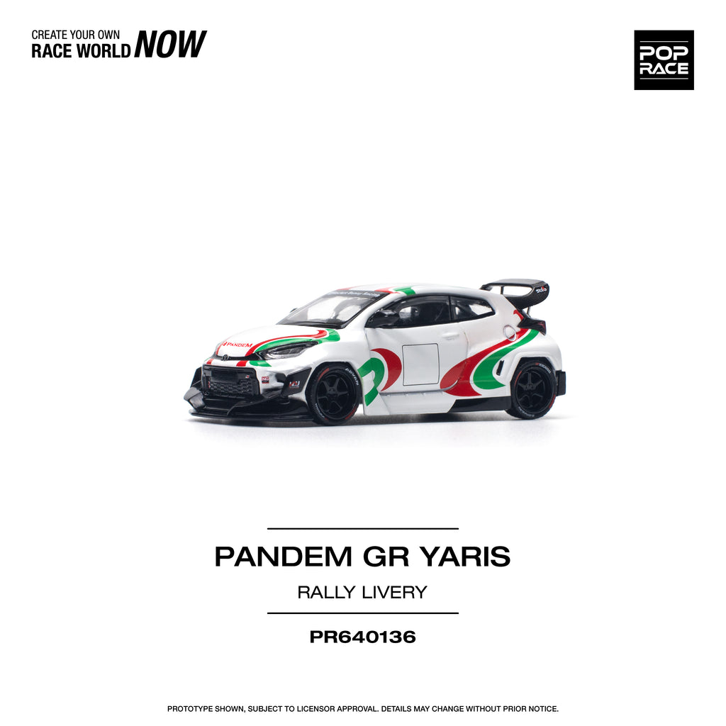 PANDEM GR YARIS RALLY LIVERY 1/64