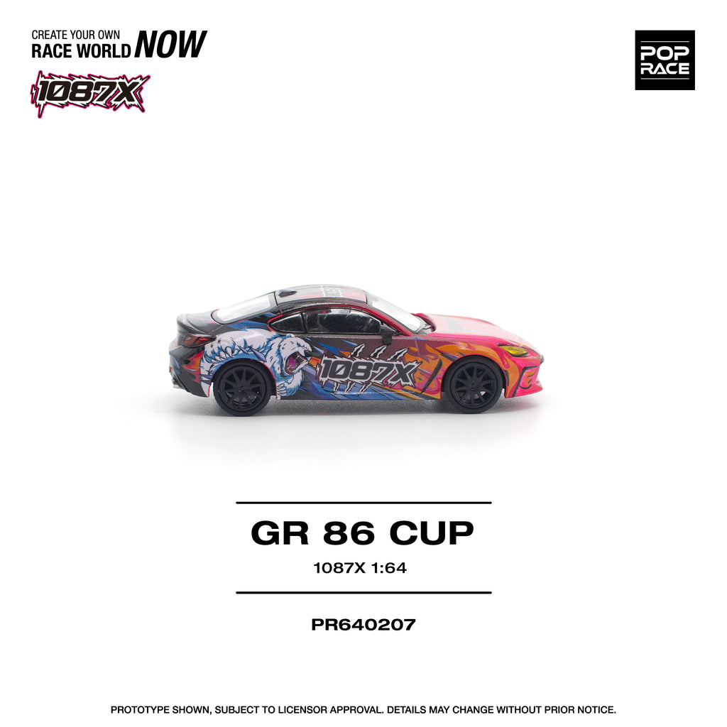 POP RACE 1/64 1087X GR86 CUP