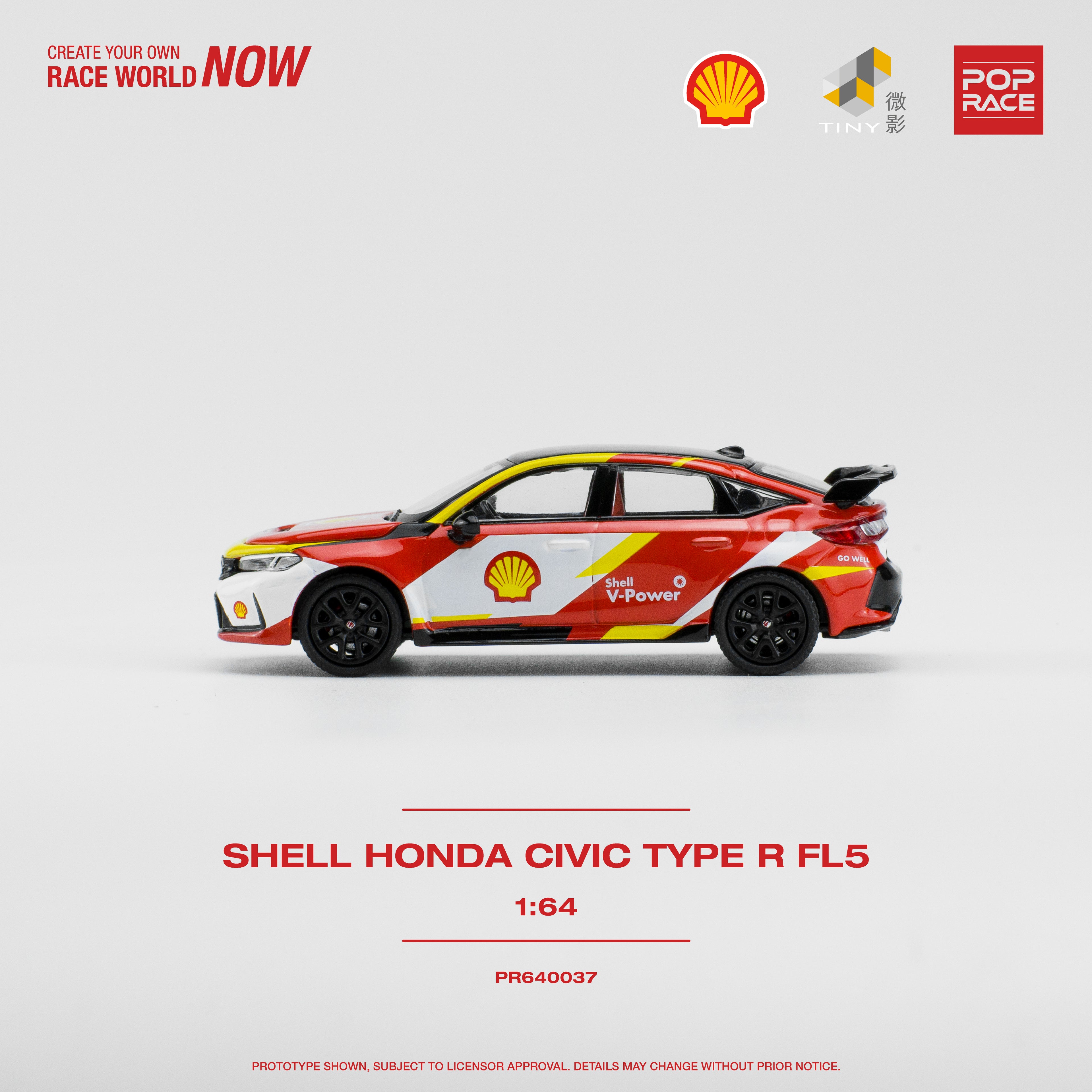 SHELL HONDA CIVIC TYPE R FL5 1/64