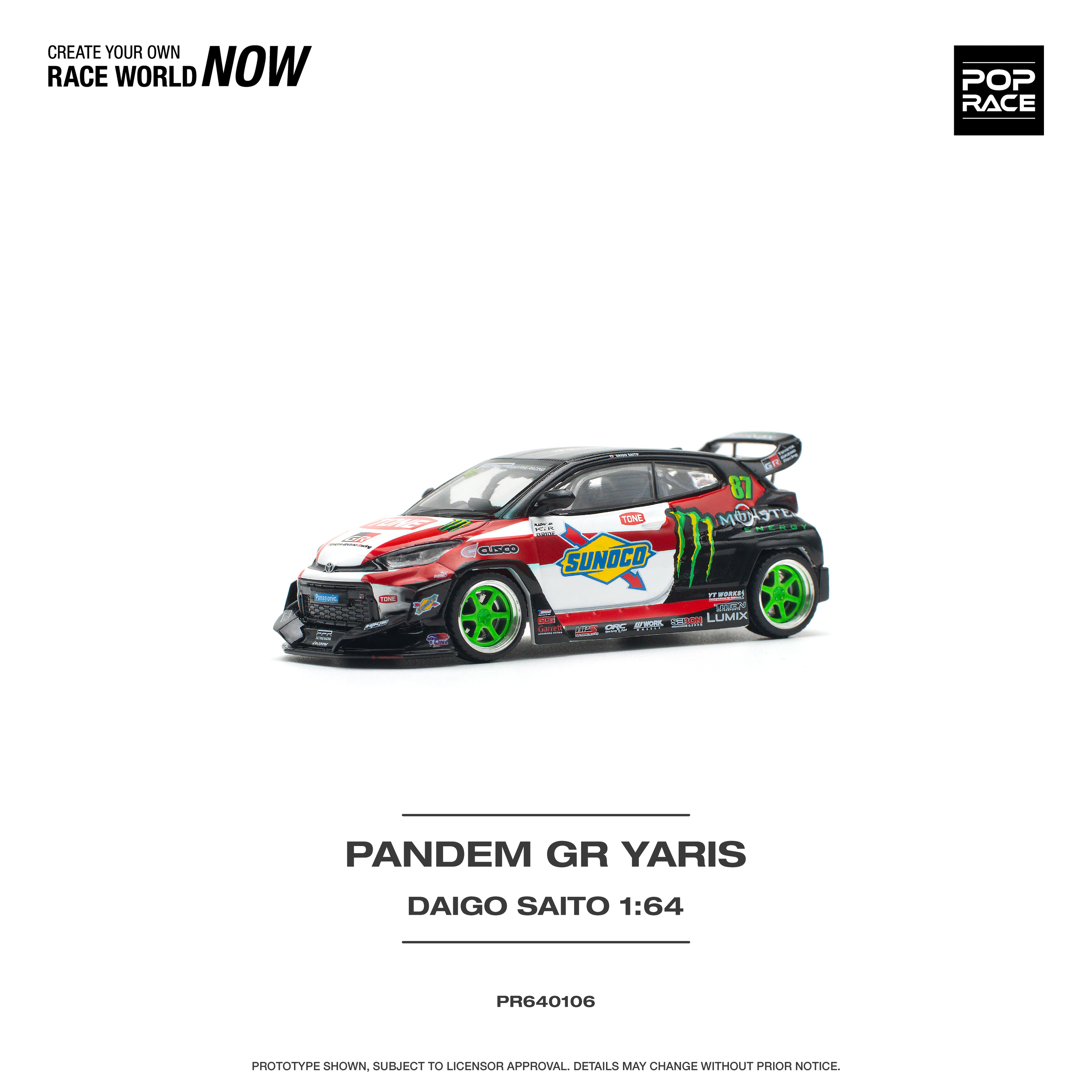 PANDEM GR YARIS DAIGO SAITO 1/64
