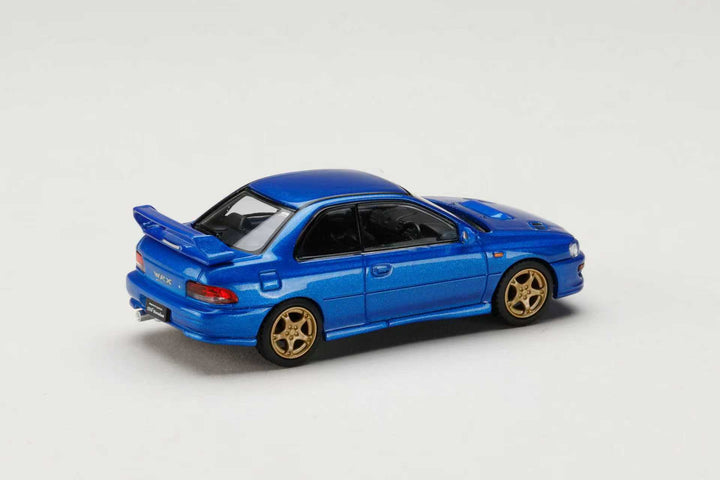 HOBBY JAPAN 1/64 SUBARU IMPREZA WRX TYPE R STI VERSION V AZUL