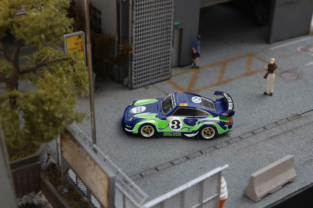 STAR MODEL 1/64 PORSCHE RWB 993 MARTINI RACING