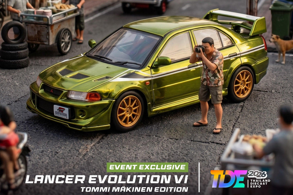 WORKS MODEL MODEL 1/64 MITSUBISHI LANCER EVOLUTION VI  TOMMI MAKINEN EDITION