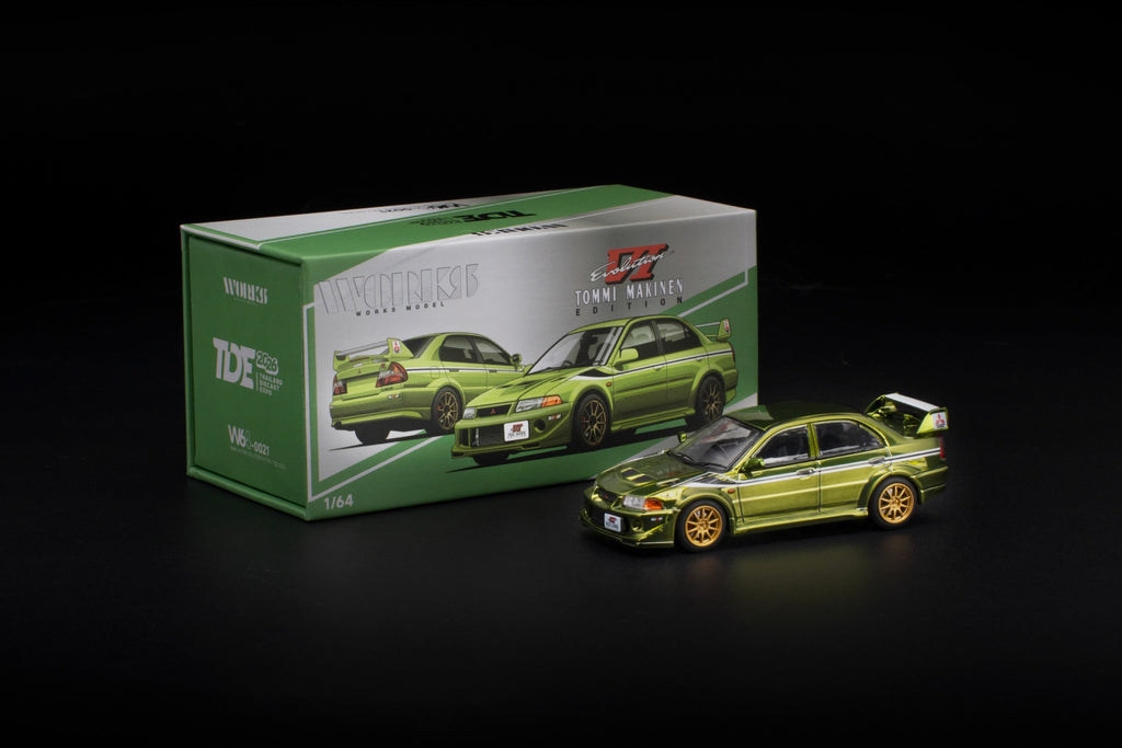 WORKS MODEL MODEL 1/64 MITSUBISHI LANCER EVOLUTION VI  TOMMI MAKINEN EDITION