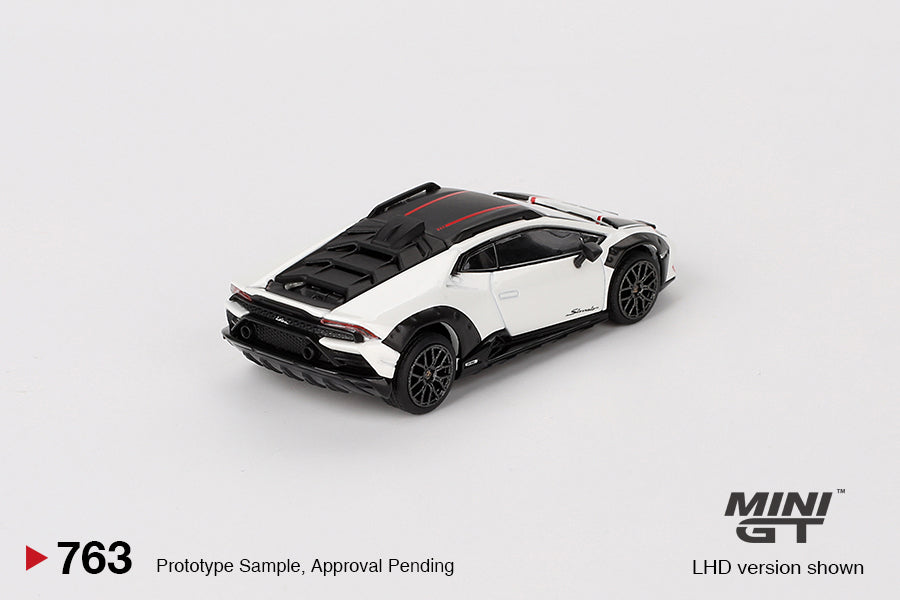 Mini GT 1:64 Lamborghini Huracán Sterrato – Bianco Asopo – Exclusivos MiJo