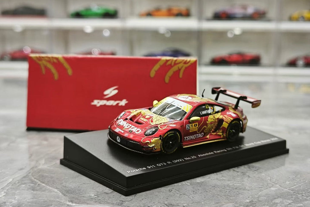SPARK 1/64 PORSCHE 911 GT3 R(992) Nº 25 ABSOLUTE RACING STH FIA GT WORLD CUP MACAU 2024