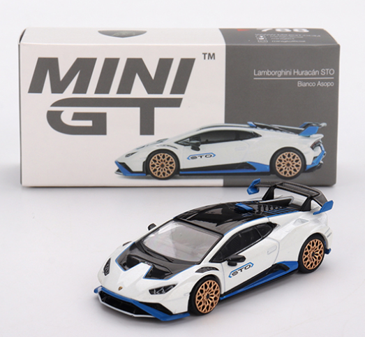 MINI GT 1/64 #788 LAMBORGHINI HURACAN STO BLANCO