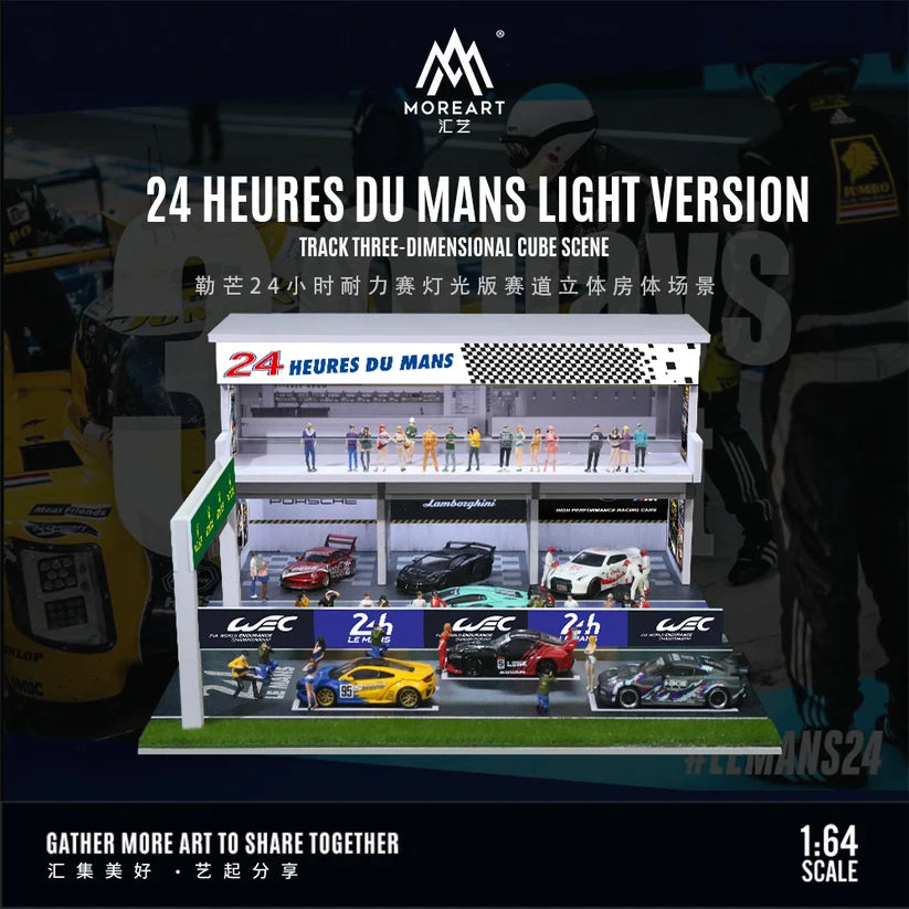 DIORAMA MOREART 24 HORAS LEMANS PADDOCK
