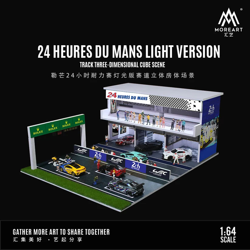 DIORAMA MOREART 24 HORAS LEMANS PADDOCK