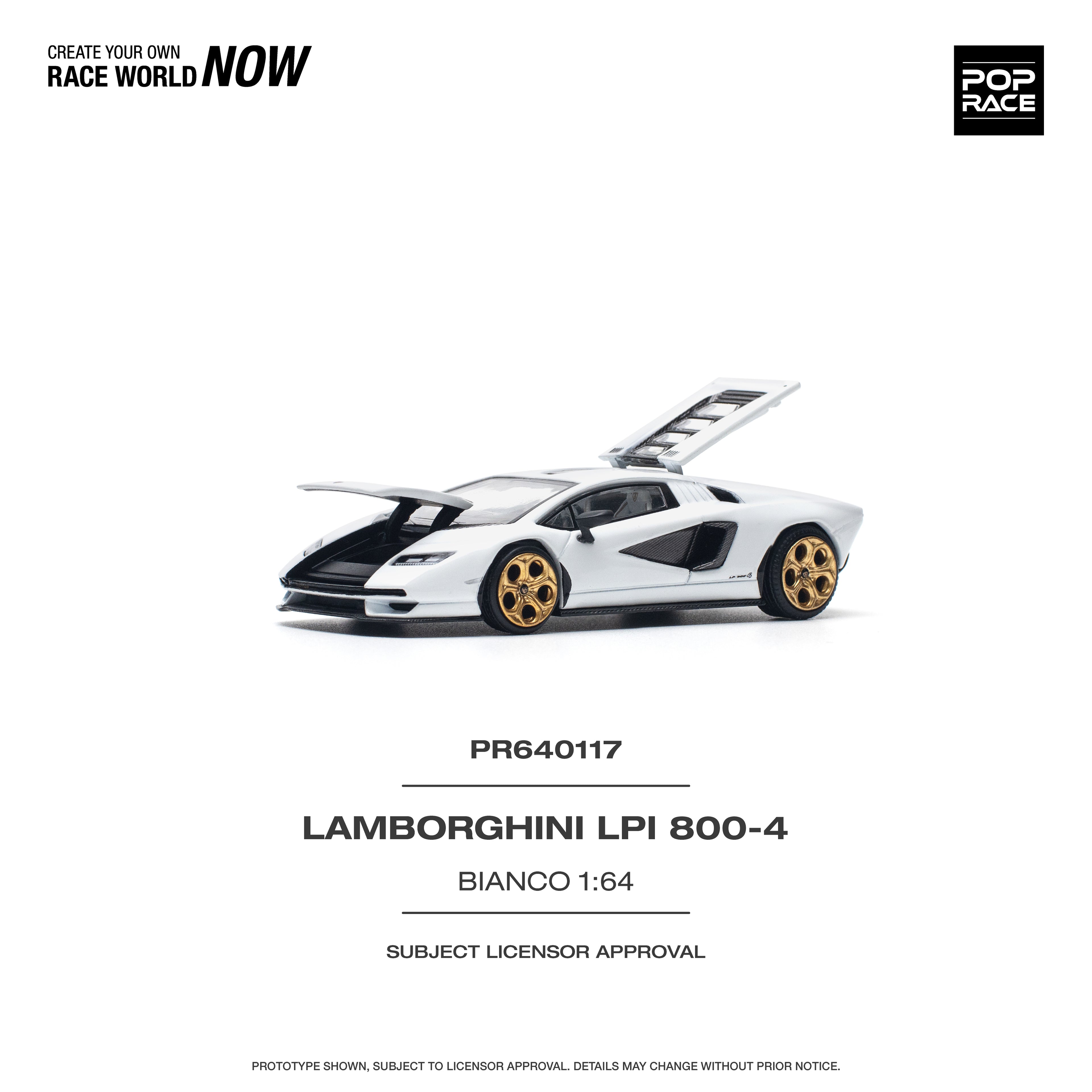 LAMBORGHINI LPI 800-4 BLANCO 1/64