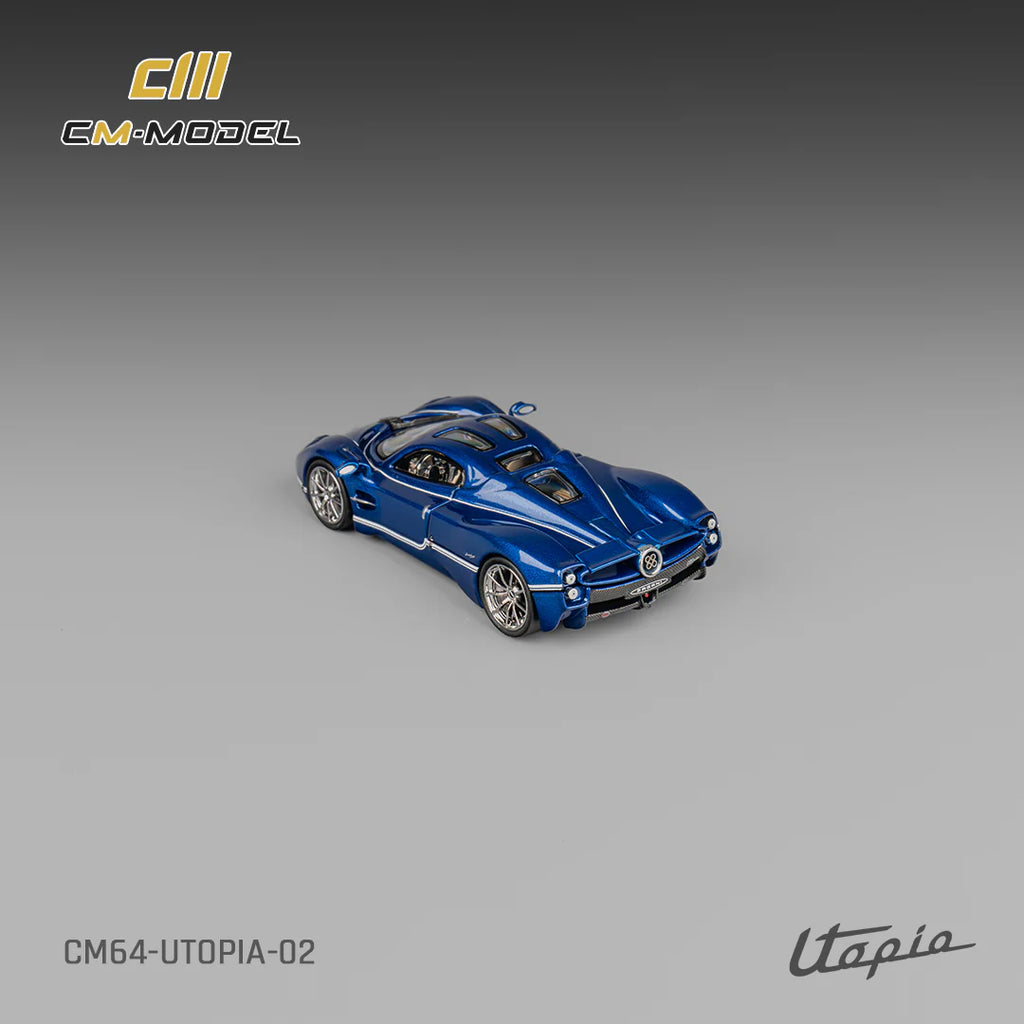 CM Model 1:64 Pagani Utopia Metallic Blue CM64-Utopia-02