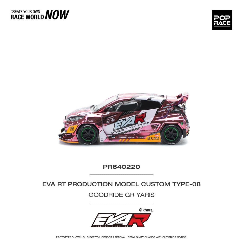POP RACE 1/64 EVA RT PRODUCTION MODEL CUSTOM TYPE-08 GOODRIDE GR YARIS