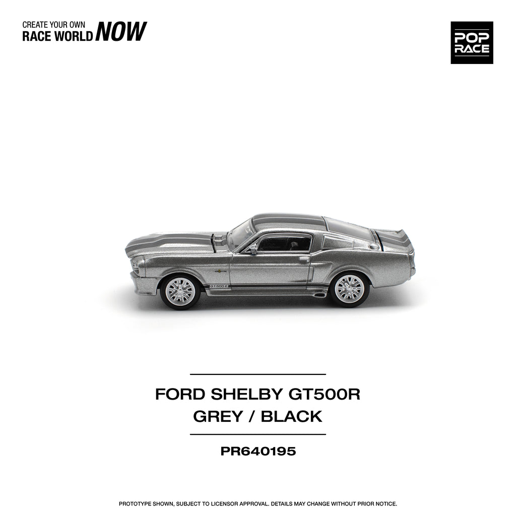 FORD SHELBY GT500R GREY/BLACK 1/64
