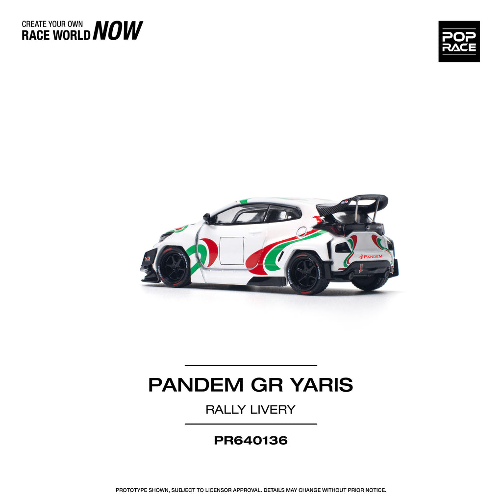 PANDEM GR YARIS RALLY LIVERY 1/64