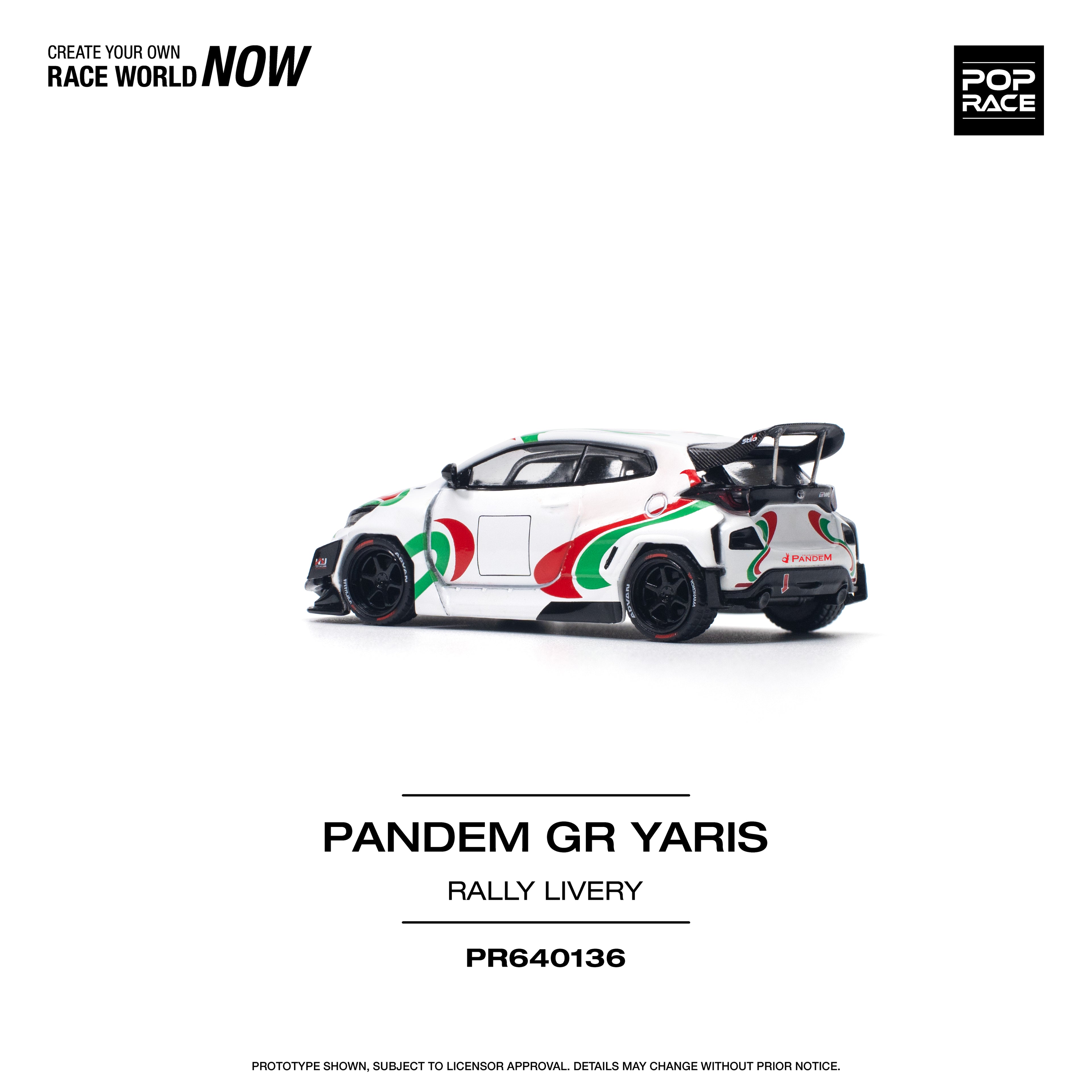 PANDEM GR YARIS RALLY LIVERY 1/64