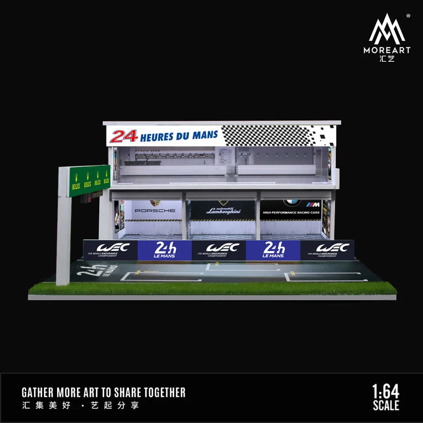 DIORAMA MOREART 24 HORAS LEMANS PADDOCK