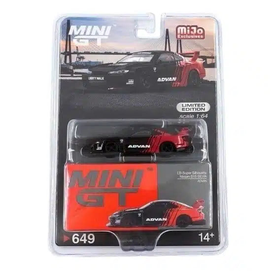 Mini GT 1:64 Nissan LB-Super Silhouette S15 SILVIA ADVAN – Exclusivas Mijo Blister