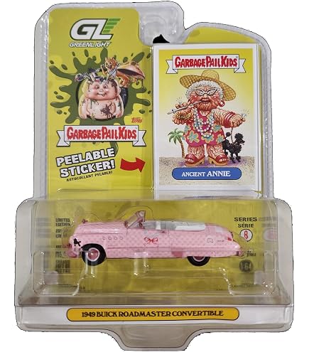 GREENLIGHT 1/64 1949 BUICK ROADMASTER CONVERTIBLE  GARBAGE PAIL KIDS