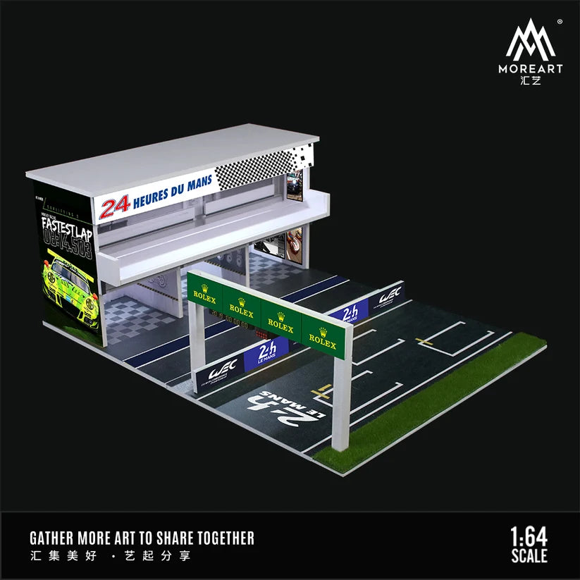 DIORAMA MOREART 24 HORAS LEMANS PADDOCK