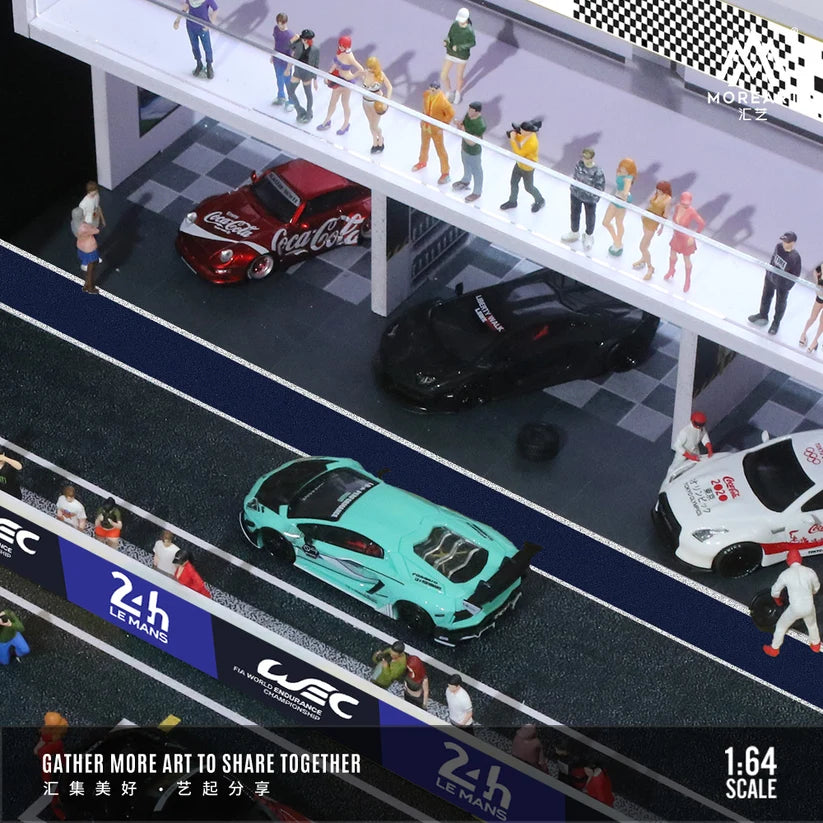 DIORAMA MOREART 24 HORAS LEMANS PADDOCK