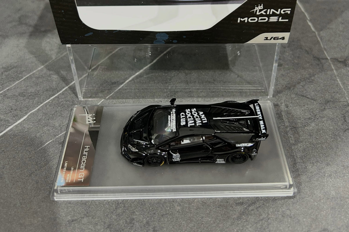MODEL KING 1/64 LB SILHOUETTE WORKS LAMBORGUINI HURACAN FT ANTI SOCIAL SOCIAL CLUB