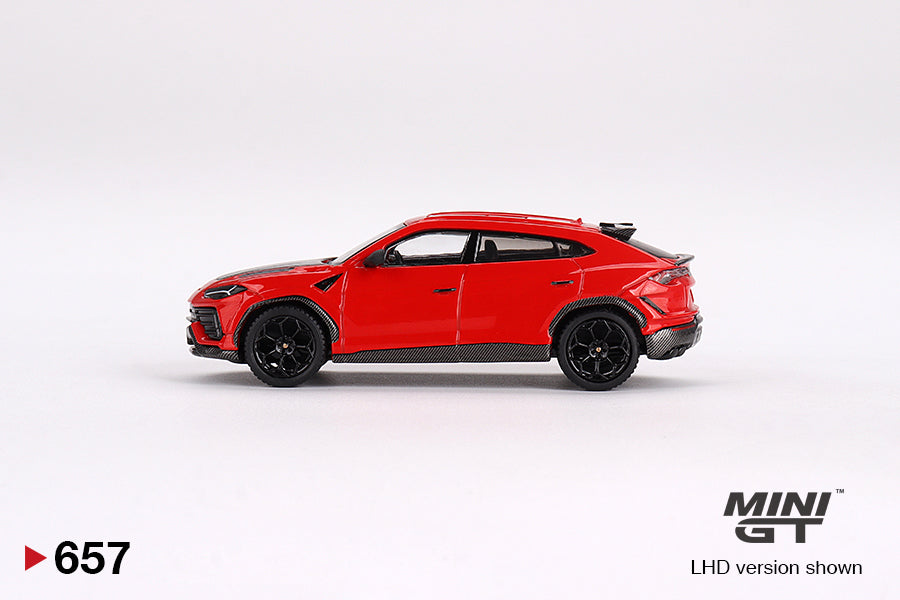 Mini GT 1:64 Lamborghini Urus Performante – Rosso Mars – Exclusivos de MiJo Blister