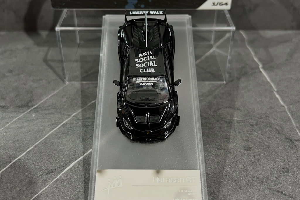 MODEL KING 1/64 LB SILHOUETTE WORKS LAMBORGUINI HURACAN FT ANTI SOCIAL SOCIAL CLUB