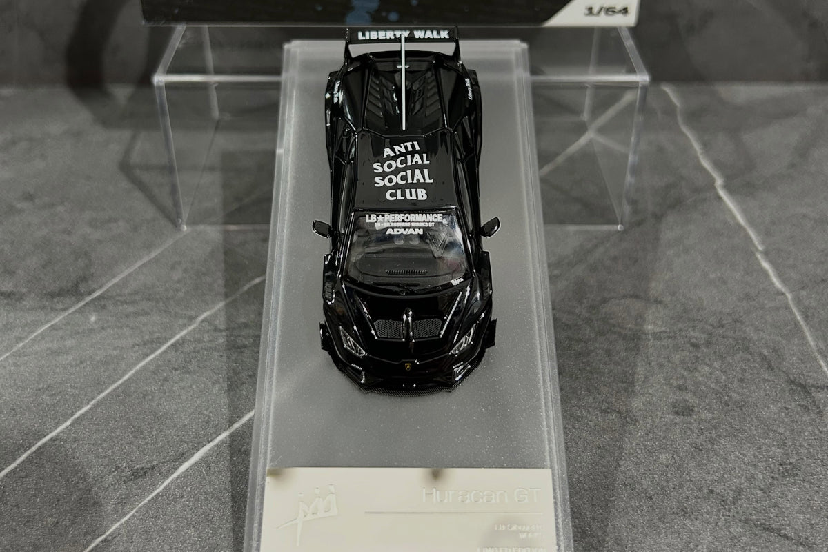 MODEL KING 1/64 LB SILHOUETTE WORKS LAMBORGUINI HURACAN FT ANTI SOCIAL SOCIAL CLUB