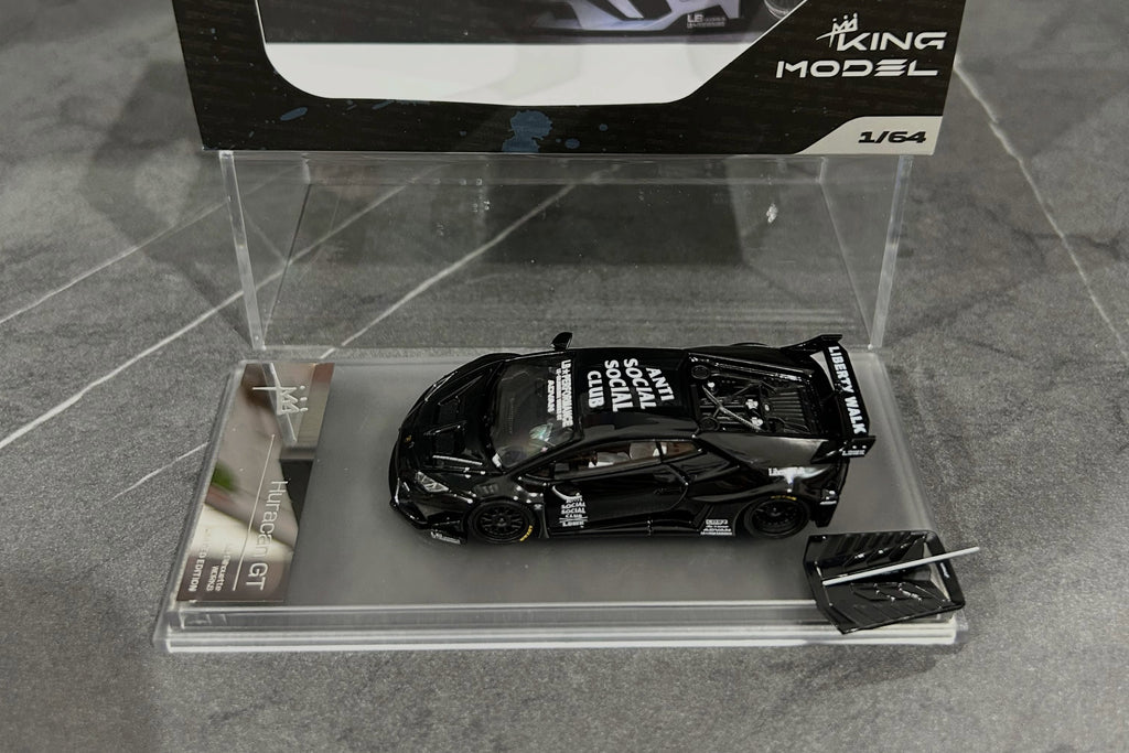 MODEL KING 1/64 LB SILHOUETTE WORKS LAMBORGUINI HURACAN FT ANTI SOCIAL SOCIAL CLUB