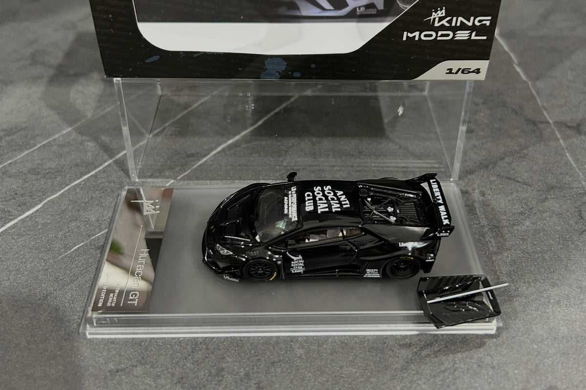 MODEL KING 1/64 LB SILHOUETTE WORKS LAMBORGUINI HURACAN FT ANTI SOCIAL SOCIAL CLUB