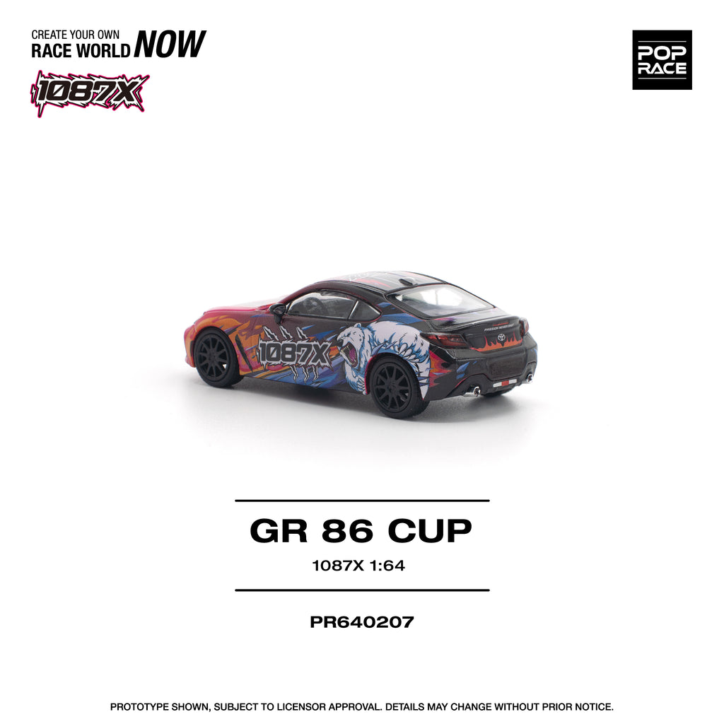 POP RACE 1/64 1087X GR86 CUP