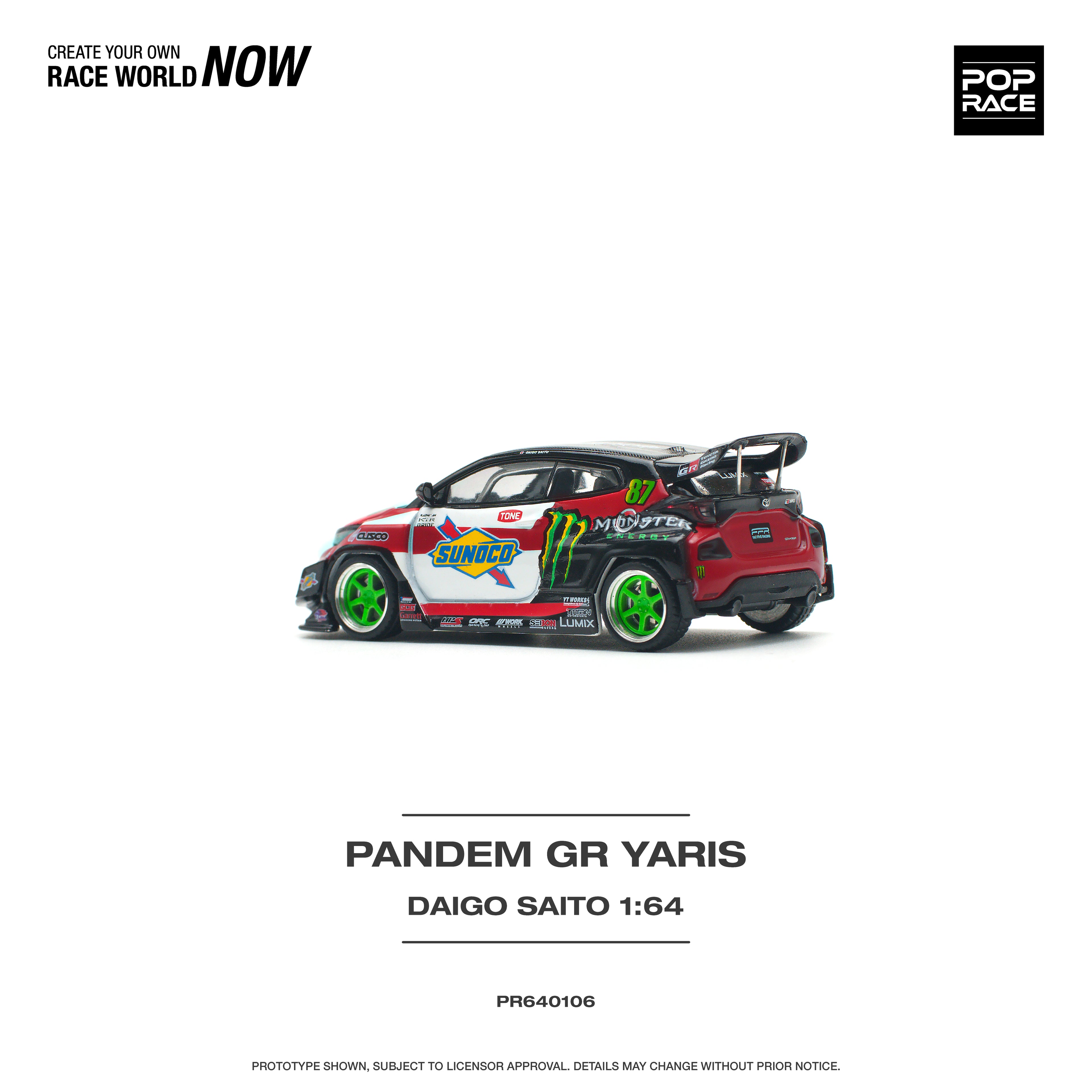 PANDEM GR YARIS DAIGO SAITO 1/64